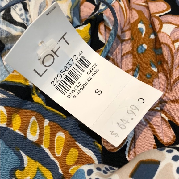 Loft Paisley Flounce Dress - Picture 4 of 6